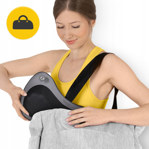 Массажная подушка  4FIZJO Shiatsu Pro+ Black - фото №3